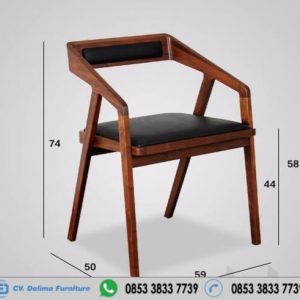 Kursi Cafe Kayu Jati Minimalis Jepara Anderson Berkualitas