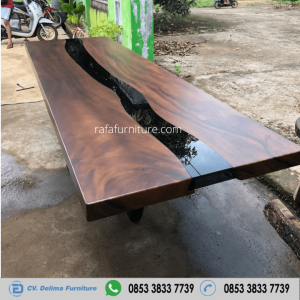 Model Meja Kayu Besar Panjang 300 Cm