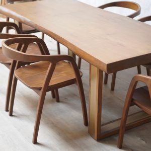 Set Meja Makan Kayu Jati Model Terbaru 2024