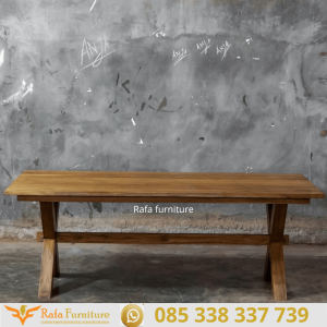 Jual Meja Makan Kayu Jati Solid Teak Davie