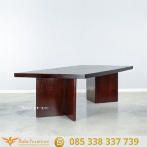 Model Meja Rapat Kantor Kayu Jati Table