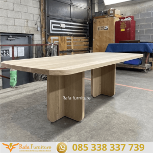 Jual Meja Kayu Jati Besar Tebal Woodcraft