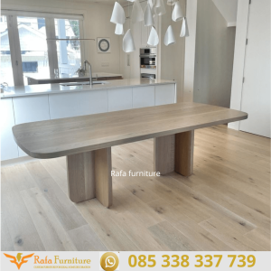 Meja Kayu Jati Besar Tebal Woodcraft