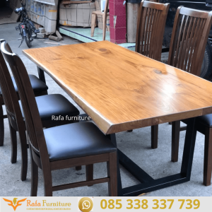 Harga Meja Makan Kayu Jati 6 Kursi Balero