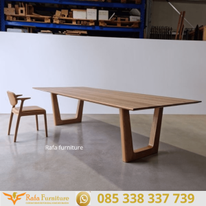 Meja Makan Kayu Jati Solid Handcrafted