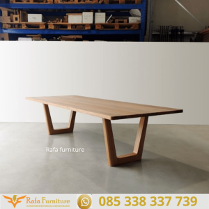 Model Meja Makan Kayu Jati Solid Handcrafted
