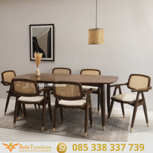 Meja Makan Aritva 6 Kursi Minimalis