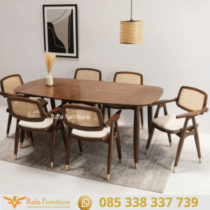 Jual Meja Makan Aritva 6 Kursi Minimalis