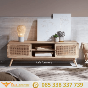 Bufet Minimalis Stand Marie Jati Jepara