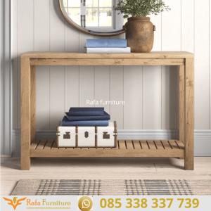 Console Table Solid Wood Kayu Jati Amett