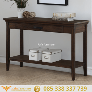 Console Table Teak Kayu Jati Minimalis