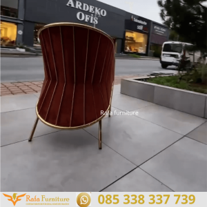 Harga Kursi Cafe Stainlise Style Gold Ruji