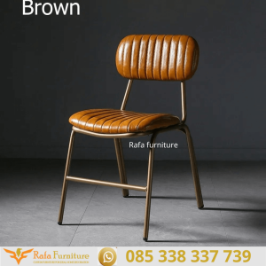 Kursi Cafe Metal Besi Osel Brown