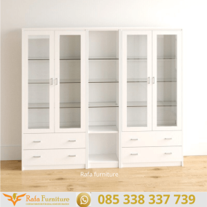 Lemari Display Cabinet Hias Pajangan Jepara