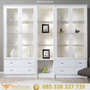 Jual Lemari Display Cabinet Hias Pajangan Jepara