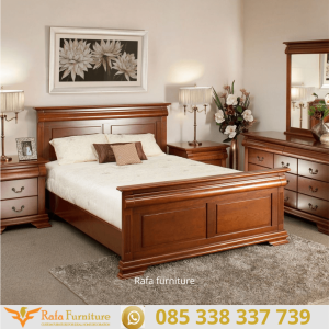 Tempat Tidur Jati Jepara Minimalis Heater