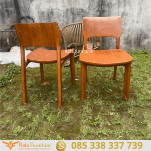 kursi cafe kayu jati harga murah model Armi