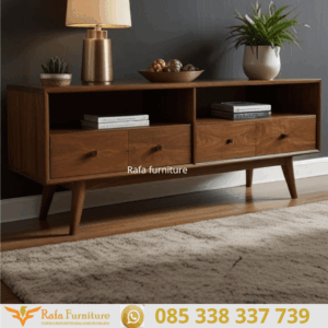 Bufet Minimalis Kayu Jati Modern Ziyad