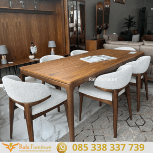 Set Meja Makan Jati Jepara Land
