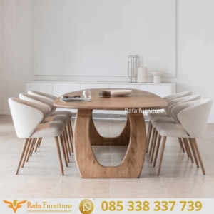 Meja Kursi Makan Kayu Jati Zizi