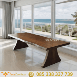 Meja Kerja Kayu Jati Solid Germ