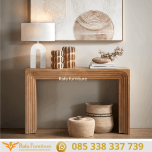Meja Konsul Kayu Jati Modern Zhufu