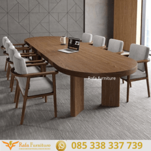 Meja Makan Kayu Jati Solid 8 Kursi Minimalis
