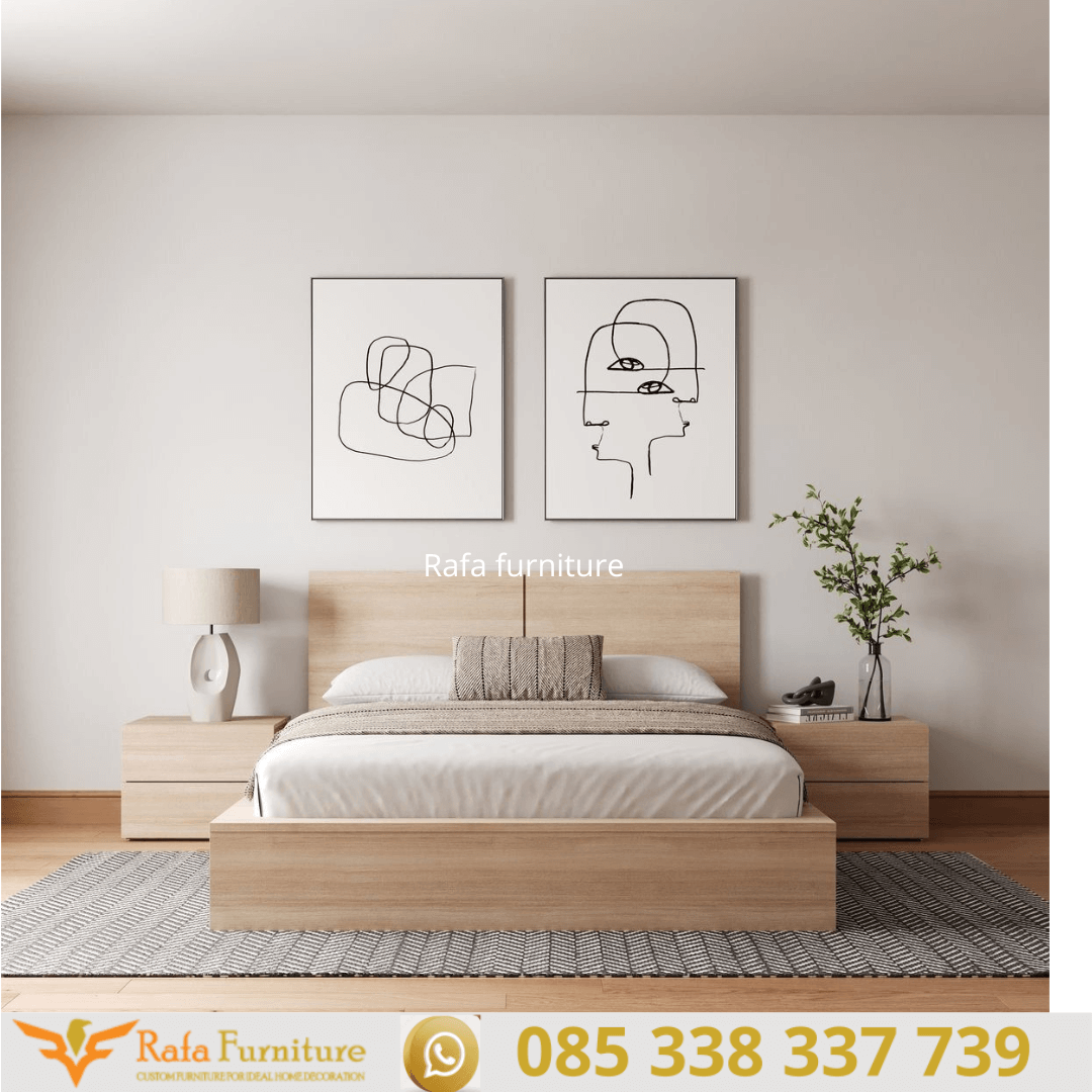 Tempat Tidur Minimalis Jati Jepara Jay