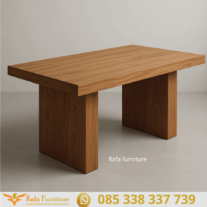 Meja Makan Kayu Solid Minimalis