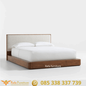 Harga Ranjang Tidur Modern Kayu Jati Headboard