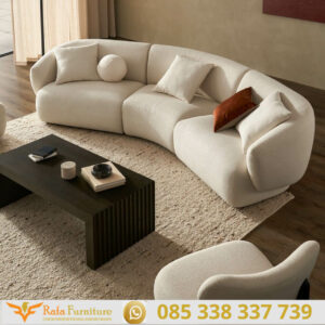 Sofa Lengkung Minimalis Modern Viral