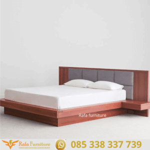 Tempat Tidur Minimalis Kayu Jati Modern