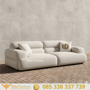 Sofa Keluarga Santai Modern 2 Seater Jumbo