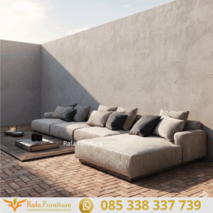 Sofa L Shape Modern Minimalis Besar